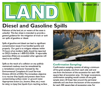 Diesel and Gasoline Spills